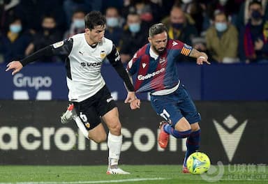 西甲-格德斯索莱尔各进两球 瓦伦西亚4-3逆转莱万特